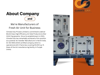 Air Handler Manufacturer