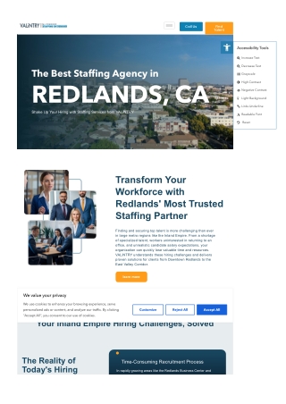 Staffing Services in Redlands