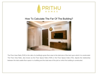 How To Calculate The Far Of The Building?