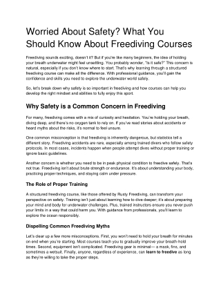 worried about safety what you should know about