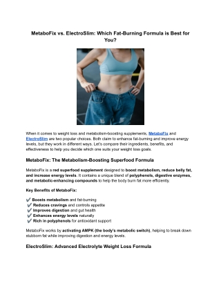 metabofix vs electroslim which fat burning
