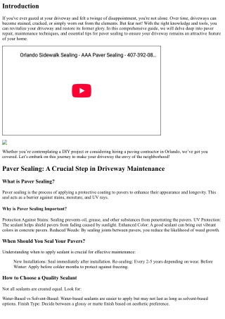 Revitalize Your Driveway: Expert Tips for Paver Repair and Maintenance