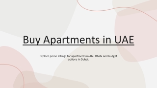 Discover the Best Real Estate Opportunities in Abu Dhabi & Dubai