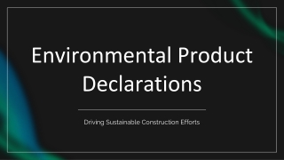 Environmental Product Declarations-Alpin-March