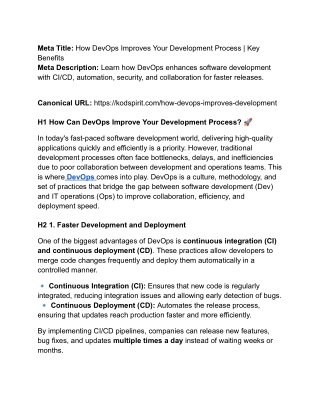 meta title how devops improves your development