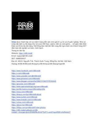 rr88 c th nh l p v i s m nh mang