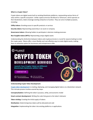 Crypto Token Development: Launch on Ethereum, Solana, Polygon & More
