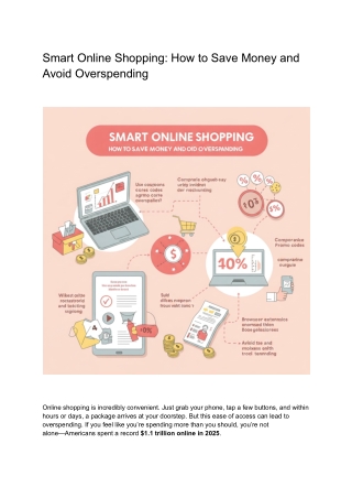 Smart Online Shopping: How to Save Money and Avoid Overspending