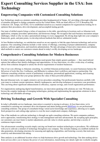 expert consulting services supplier
