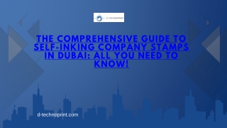 the comprehensive guide to self inking company