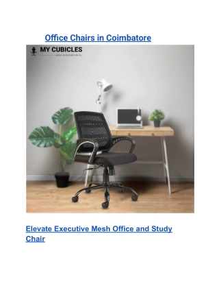 Office Chairs in Coimbatore
