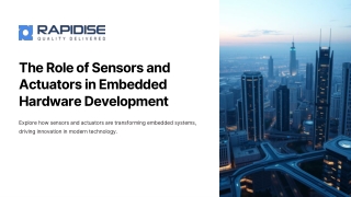 The Role of Sensors and Actuators in Embedded Hardware