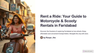 rent a ride your guide to motorcycle scooty