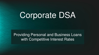 corporate dsa
