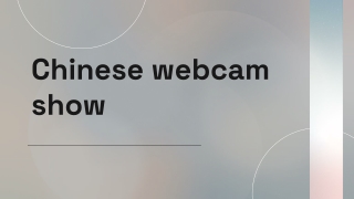 Chinese live show