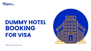 dummy hotel booking for visa