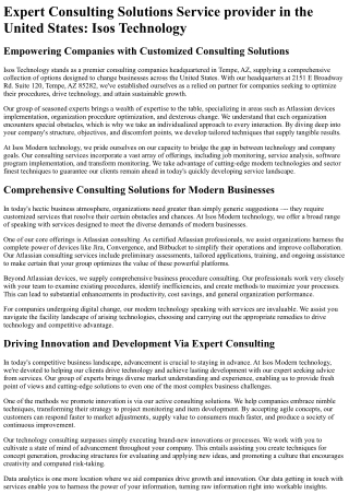 expert consulting solutions service provider