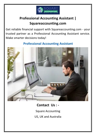 Professional Accounting Assistant  Squareaccounting