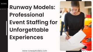 runway models professional event staffing