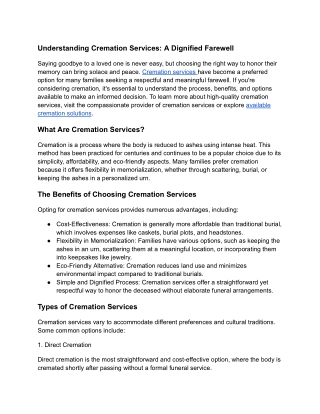 Understanding Cremation Services_ A Dignified Farewell