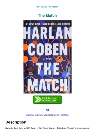 PDF Books The Match