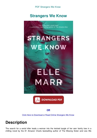 PDF Strangers We Know