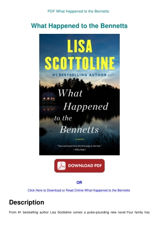 PDF What Happened to the Bennetts