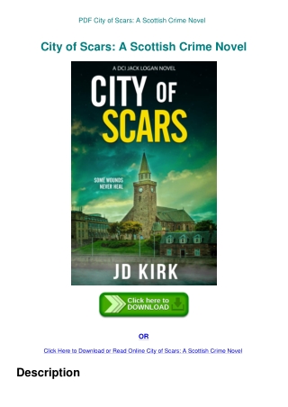 PDF City of Scars A Scottish Crime Novel