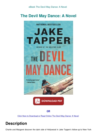 eBook The Devil May Dance A Novel