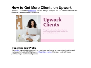 how to get more clients on upwork upwork