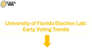 University of Florida Election Lab: Early Voting Trends