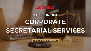 Corporate Secretarial Services - Lexenius Paralegal Services
