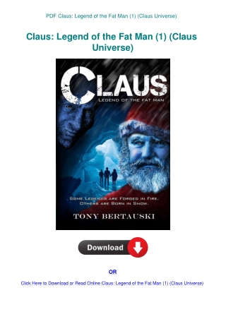 PDF Claus Legend of the Fat Man (1) (Claus Universe)