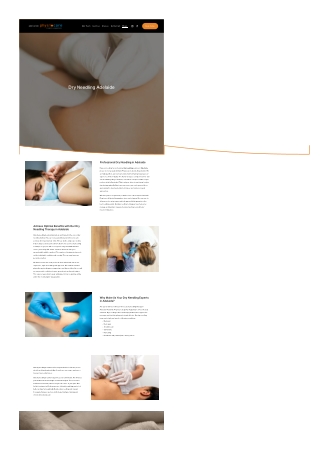 Dry Needling Adelaide