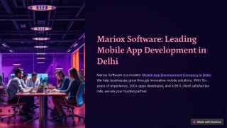Premier Mobile App Development Company in Delhi