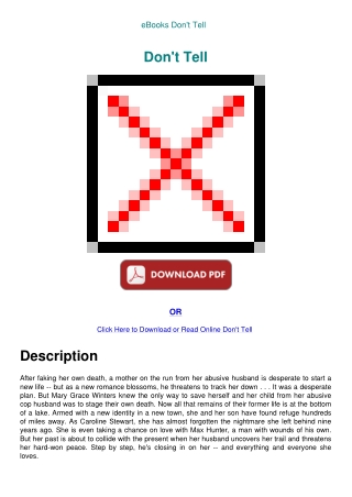 eBooks Don't Tell