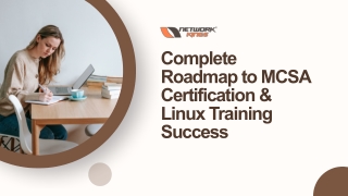 complete roadmap to mcsa certification linux
