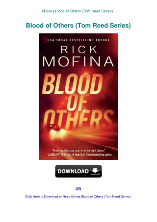 eBooks Blood of Others (Tom Reed Series)