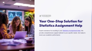 your one stop solution for statistics assignment