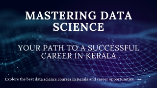 mastering data science
