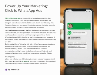 Click to Whatsapp Ads