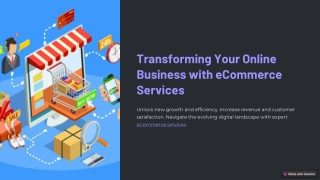 transforming your online business with ecommerce