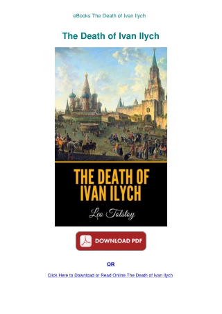 eBooks The Death of Ivan Ilych