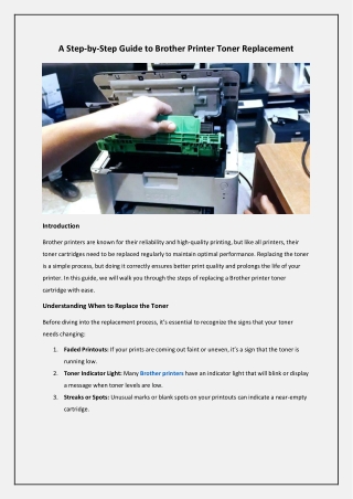 Brother printers