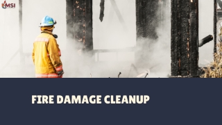 Fire Damage Cleanup