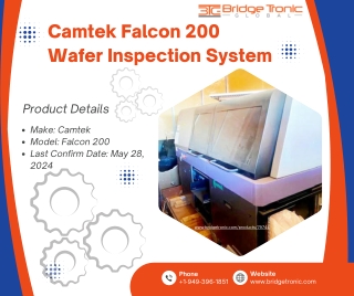 camtek falcon 200 wafer inspection system