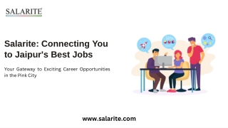 salarite connecting you to jaipur s best jobs