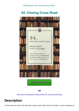 READ Books 84  Charing Cross Road