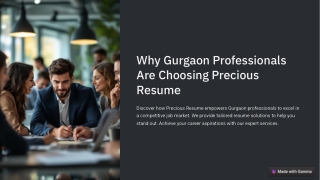Why-Gurgaon-Professionals-Are-Choosing-Precious-Resume