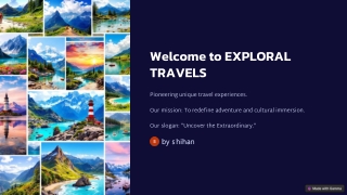 welcome to exploral travels